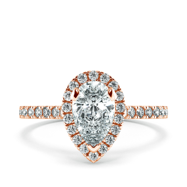 Nhẫn đính hôn Halo đai tấm NCH8301 2